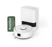 Roomba® Mini Robot Aspirapolver e lavapavimenti + AutoEmpty™ dock, LiDAR, dimensioni mini, bianco