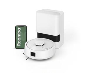 Roomba® Mini Robot Aspirapolver e lavapavimenti + AutoEmpty™ dock, LiDAR, dimensioni mini, bianco