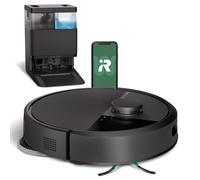 iRobot Roomba® Plus 405 Combo + Dock AutoWash Dock - Robot aspirapolvere con funzione di pulizia - Dock multifunzione - Cuscinetti DualClean - ClearView LiDAR - Autosvuotante per 75 giorni -