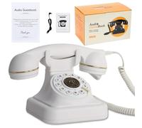 ROOMEDAL Libro degli Ospiti Audio per Matrimonio, Libro degli Ospiti retrò, Libro degli Ospiti Audio, Un Modo Personale e conveniente per conservare Le tue Occasioni Speciali, per Feste ( Bianco)