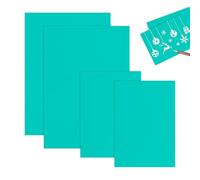 ROOMHUAWAY Set di 4 pezzi per stampa linoleica, set di timbri fai da te, fogli in linoleum per fogli da taglio linoleum, set da intaglio in linoleum per progetti artistici fai da te (2a5+2a6)