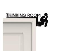 Rooming Room - Segni Di Toilette In Legno Adesivo Per Porte Del Water In Legno | Segno Del Bagno Del Telaio Della Porta Creativa | Decorazione D'arte A Parete Per Bagno, Casa, , Decorazioni Per I