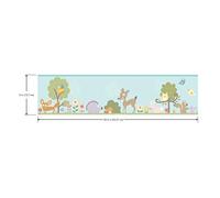 ROOMMATES Bordo Adesivo per Animali della Foresta