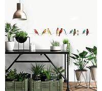 RoomMates RMK3855SCS - Adesivi da parete, motivo: uccelli candidati, multicolore, confezione da 14 pezzi