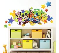 RoomMates RMK4653GM Mickey & Friends - Adesivi da parete, colore: verde, rosso, blu