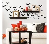 RoomMates RMK4687SCS - Adesivi da parete, motivo pipistrello, colore: nero