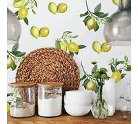 RoomMates RMK4712GM Adesivi da parete con buccia di limone, giallo, verde