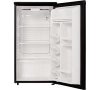 ROOMWELL E-Star Mini frigorifero da 3,3 piedi cubi senza congelatore, sbrinamento automatico, porta singola, frigorifero con ripiano in vetro, una meraviglia salvaspazio per camera da letto, camera da