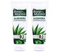 Roop Mantra Herbal Aloe Vera Lavaggio Viso per Uomo e Donna, 115 ml (Confezio...