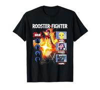 Rooster Fighter Character Breakdown Action Anime Maglietta