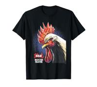 Rooster Fighter Keiji Jumbo Portrait with Logo Anime Maglietta