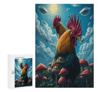 Rooster Puzzle 300 Pezzi Gioco Educativo Intelligente Paisaje Edificio Per Bambini E Ragazzi Dai 8 Anni Creatività E Logica Idea Regalo Natale Per Famiglia 300 PCS