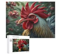 Rooster Puzzle 500 Pezzi Sfida Creativa Adulti E Ragazzi Paisaje Edificio Rompicapo Educativo Rilassamento Pressione Ridotta Idea Regalo Amici E Cugini 500 PCS