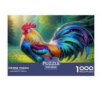 Rooster Puzzle Da 1000 Pezzi Per Chi Cerca Relax:Absolutely Stunning Un'attività Calma Per Ricaricare Le Energie!