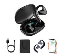 Roostick Translator Earbuds, Aily Mur V2 Language Translator Earbuds, Real Time AI Headphones Language Translation, 144 Languages High Accuracy Online Translation (Black)