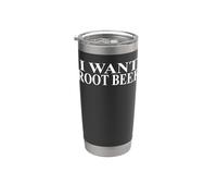 Root Beer Apparel | Design divertente per gli amanti delle birre Bicchiere termico in acciaio inox doppia parete