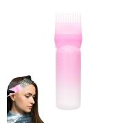 Root Comb Bottle - 6 Ounce Reusable Oil Applicator Shampoo Bottles | Scalp Comb Root Combs With Graduated Scale Precise Application For Salon & Home Use, Roots Applicators