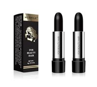 Root Cover up Stick, Stick ombra per capelli multiuso, Stick per ritocco radice capelli, Copertura istantanea dei capelli bianchi, per le donne e gli uomini (2PCS-nero)