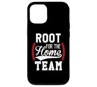 Root for the Home Team Baseball Game Day Funny Baseball Mom Custodia per iPhone 12/12 Pro