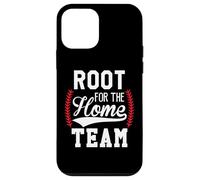 Root for the Home Team Baseball Game Day Funny Baseball Mom Custodia per iPhone 12 mini