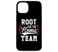 Root for the Home Team Baseball Game Day Funny Baseball Mom Custodia per iPhone 13