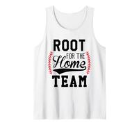 Root for The Home Team Baseball Mom Funny Baseball Game Day Canotta