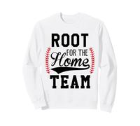 Root for The Home Team Baseball Mom Funny Baseball Game Day Felpa