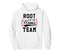 Root for The Home Team Baseball Mom Funny Baseball Game Day Felpa con Cappuccio