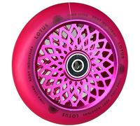 Root Industries Lotus Stunt - Rullo per monopattino da 110 mm + adesivo Fantic26 (rosa radiante/Pu Pink)
