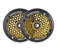 Root Industries Root Honeycore Nero 110mm Ruote Monopattino Pacco da 2 (110mm - Oro)