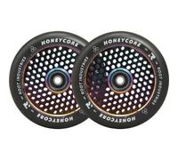 Root Industries Ruote Monopattino Root Honeycore Nero 120mm Pacco da 2 (120mm - Neocromo)