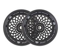 Root Industries Ruote Monopattino Root Lotus Dual Wide Pacco da 2 (120mm - Nero)