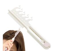 Root Lift Hair Comb - Teasing Styling Tool | 22 cm Texturizing Brush with Curved Grip Handle, Carbon Fiber Comb with Heat Resistant Structure, Professional Salon Accessory