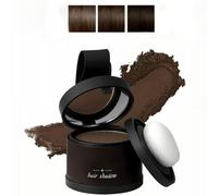 Root Touch up Hair Color, Hairline Contour Shadow Powder, Magic Root Cover Up, For Gray Coverage and Concealing Hair Powder, Thinning Hairline for Women & Men (Medium Brown)
