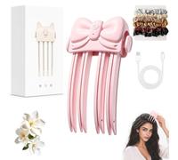 Root Volumizing Heating Comb, Cordless Hair Tool for Fine Flat (J-1) | Two Heat Settings, Setting Fluffy Bangs Crown Volume, Quick Heat, Rechargeable Bangs Portable Travel Styling Root Comb