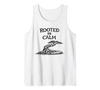 Rooted in Calm Divertente Camicia Zen da Giardinaggio Canotta