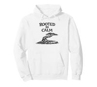 Rooted in Calm Divertente Camicia Zen da Giardinaggio Felpa con Cappuccio
