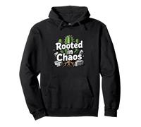 Rooted in Chaos Funny Cactus Gardener Graphic Felpa con Cappuccio
