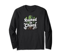 Rooted in Chaos Funny Cactus Gardener Graphic Maglia a Manica