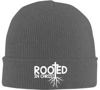 Rooted in Christ Berretto Lavorato Leggero Berretti in Maglia Moda Cappello Invernale per Snowboard Corsa Donna