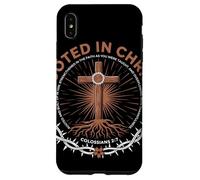 Rooted In Christ Colossians 2 7 Fede Cristiana Radicata Custodia per iPhone XS Max