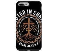 Rooted In Christ Colossians 2 7 Radicato E Fortificato Fede Custodia per iPhone 7 Plus/8 Plus