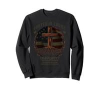 Rooted in Christ Cross Shirt Christian Tee for Men Felpa