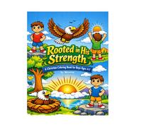 Rooted in His Strength: A Faith-Based Coloring Book for Boys Ages 4-7.