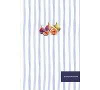 Rooted Wisdom: A 6x9 Half-Lined, Half-Blank Notebook - Blue Stripes & Fig Designer Edition