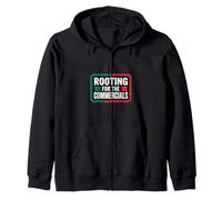 Rooting For The Commercials Football Fan Game -------- Felpa con Cappuccio