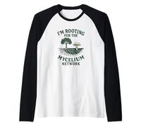 Rooting per i Funghi e Gli Amanti degli Alberi della Rete micelio Maglia con Maniche Raglan