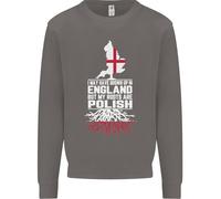 Roots IN Polonia Lucido Polska Bandiera Orzel Uomo Felpa Maglione