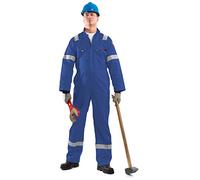 Roots originale RO18090 Flame Buster Classic Nordic salopette da lavoro Royal, Blu, 48