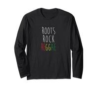 Roots, Rock, T-Shirt Musicale Reggae Maglia a Manica